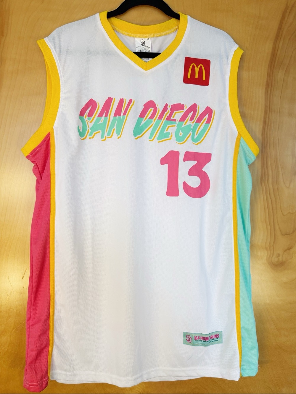 NEW McDonald's MLB San Diego Padres Basketball Jersey